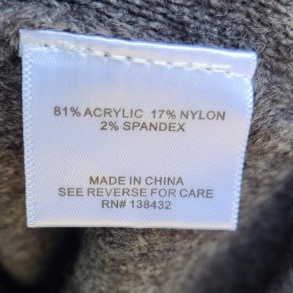 Modcloth Charcoal Gray Cowl Neck Sweater Dress size XL NWOT! - Picture 3 of 7